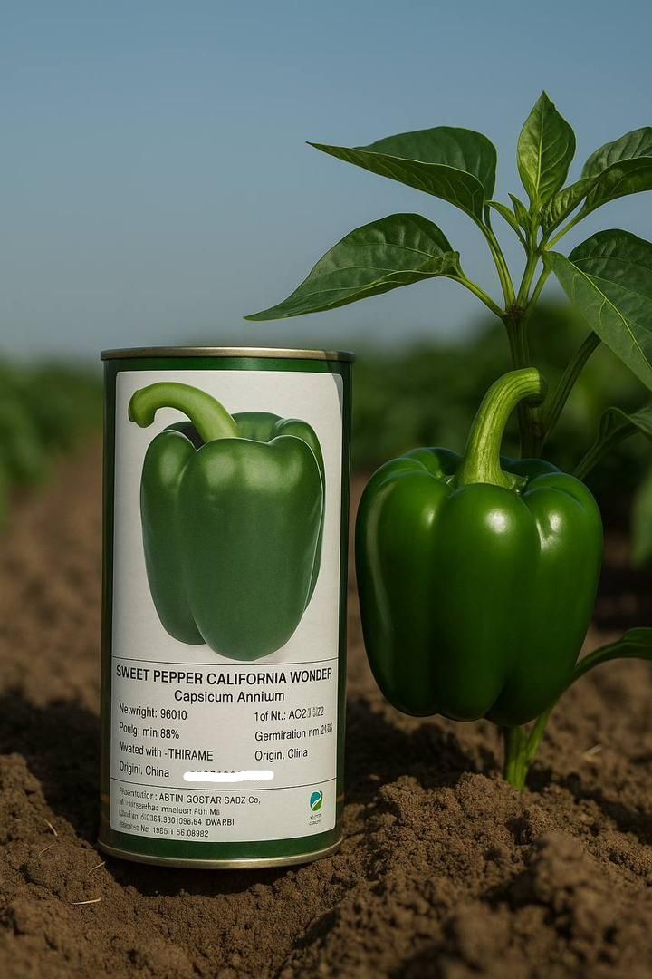 فلفل دلمه کالیفرنیا